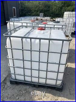 1000 LITRE IBC LIQUID STORAGE CONTAINER TANK. Including Delivery to Mainland UK