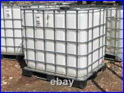 1000 Litre IBC Tank Container Water Diesel Fuel Oil Storage Allotment Farm Field