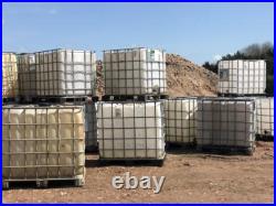 1000 Litre IBC Tank Container Water Diesel Fuel Oil Storage Allotment Farm Field