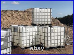 1000 Litre IBC Tank Container Water Diesel Fuel Oil Storage Allotment Farm Field