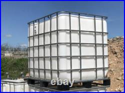 1000 Litre IBC Tank Container Water Diesel Fuel Oil Storage Allotment Farm Field