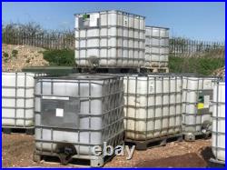 1000 Litre IBC Tank Container Water Diesel Fuel Oil Storage Allotment Farm Field