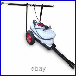 100L ATV WEED SPRAYER 1.5M Boom ATV Trailer Spot Adjust BOOM Spray Garden Farm