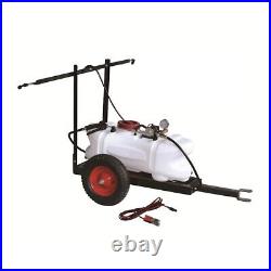 100L ATV WEED SPRAYER 1.5M Boom ATV Trailer Spot Adjust BOOM Spray Garden Farm