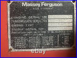 1985 Massey Ferguson 865 Combine Harvester 18 Header