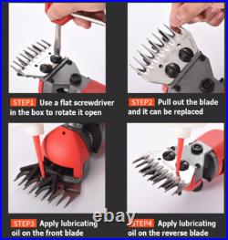 1KW Home Electric Sheep Goat Shearing Machine Clipper Wool Scissor Shear Cutter