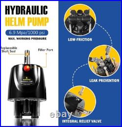 1.7 Helm Outboard Hydraulic Steering Pump Hydraulic Pump HH5271-3 Front Mount