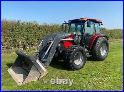 2012 Case Mx115 Tractor On Turf Tyres With Loader & 4 In 1 Bucket