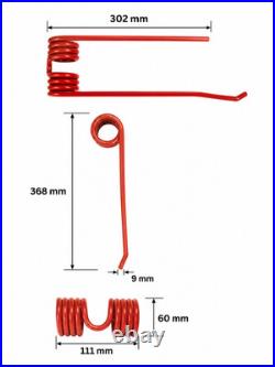 20 X LELY HAYZIP TEDDER TINES 10 x LH & 10 x RH REPLACEMENT TINES 73130 73135