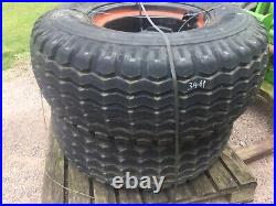 2 kubota wheels and tyres for tractor size 95-24 8 stud