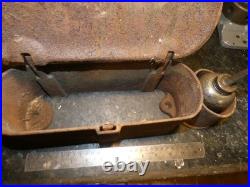 2nd Tractor Implement Cast Tool Box Bamfords Uttoxeter Oil Can Vintage