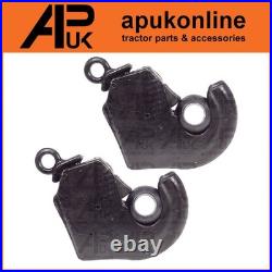 2x Cat 2 Link arm Quick Hitch ball Hook Weld on End for Ford New Holland Tractor