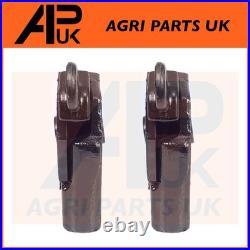 2x Cat 2 Link arm Quick Hitch ball Hook Weld on End for Ford New Holland Tractor