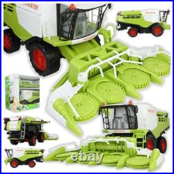 2x Large Corn Harvester Tractor Toy Machine Farm Vehicle Agricultural Machine