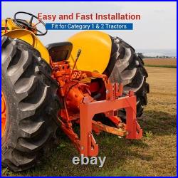 3000lbs 3 Point Quick Hitch Adapter Attachment 2'' for Category 1 2 Tractor UK