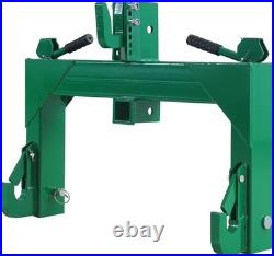 3000lbs 3 Point Quick Hitch Adapter Attachment for Category 1 2 Tractor Grreen