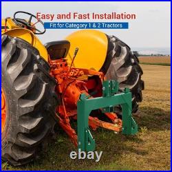 3000lbs 3 Point Quick Hitch Adapter Attachment for Category 1 2 Tractor Grreen