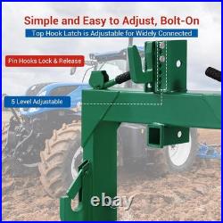 3000lbs 3 Point Quick Hitch Adapter Attachment for Category 1 2 Tractor Grreen