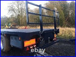 32ft Bale / flat Trailer re-plated for road use