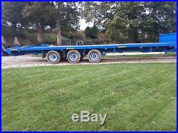 33ft Bale Box Trailer Tri Axle Low Loader Mini Super Singles For Tractor