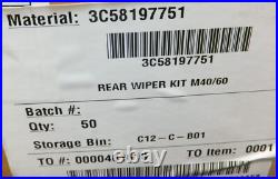 3C58197751 Rear Wiper Kit Fits Kubota M40 & M60 Series Tractor