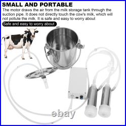 3L Electric Milking Machine For Cattles Portable Farm Milker Farm Milking To Bsf