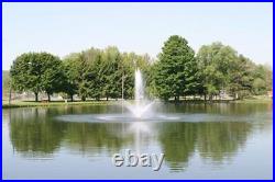 3/4hp CasCade 5000 Floating Pond Fountain Aerator! With Light & Timer