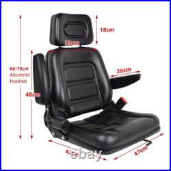 3 Options Quality Suspension Seat Fits Tractors/excavators/plant Machinery/mower