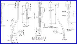 3 Point Linkage Kit CAT 1 Compact Tractor Fit KUBOTA B SERIES YANMAR ISEKI FORD