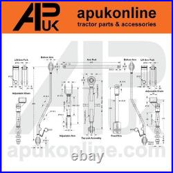 3 Point Linkage Kit Category 1 for Iseki Ford John Deere Kubota Yanmar Tractor