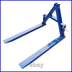 3 Point Linkage Pallet Forks CAT 1 Pins 907KG Load Capacity