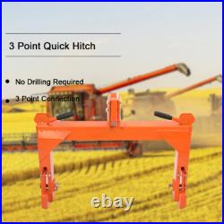 3 Point Quick Hitch 3000LBS Lift Capacity Tractor Quick Hitch Adaptor Attachment