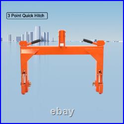 3 Point Quick Hitch 3000LBS Lift Capacity Tractor Quick Hitch Adaptor Attachment