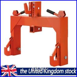 3 Point Quick Hitch Adapter Attach For Category 1 & 2 Cat 1 Cat 2 Tractor Orange