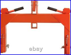 3 Point Quick Hitch Adapter Attach For Category 1 & 2 Cat 1 Cat 2 Tractor Orange