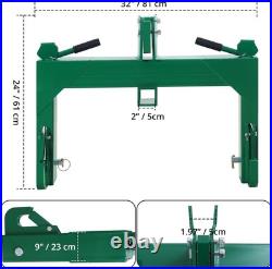 3 Point Quick Hitch Heavy-Duty 3000LB FOR Category 1 2 Tractor 2 Receiver Hitch