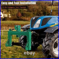 3 Point Quick Hitch Heavy-Duty 3000LB FOR Category 1 2 Tractor 2 Receiver Hitch