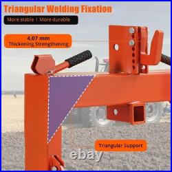 3-Point Quick Hitch Tractor Adapter for Category 1 &2 Attachment Tractors Orange
