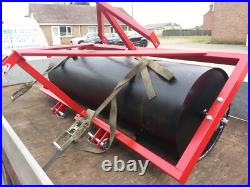 3 Point +Tractor Towbar 24 Dia. 6 Ft Land Farm Field Roller Paddock Menage Arena