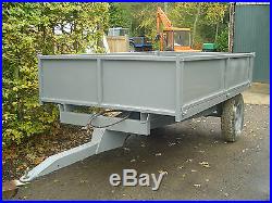 3 ton tipping trailer for use with tractor, ideal for farm, small hold, stables