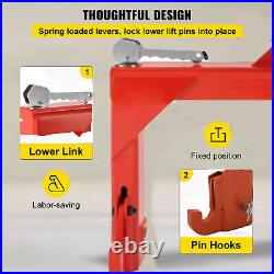 4000lb 3 Point Quick Hitch Adapter Attach For Category 1 & 2 Cat 1 Cat2 Tractor