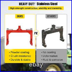 4000lb 3 Point Quick Hitch Adapter Attach For Category 1 & 2 Cat 1 Cat2 Tractor
