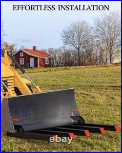 48 Pallet Forks 2500LB For Tractor Bucket Attachment Lift Heavy Loads Easier