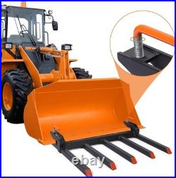 48 Pallet Forks 2500LB For Tractor Bucket Attachment Lift Heavy Loads Easier UK