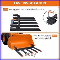 48 Pallet Forks 2500LB For Tractor Bucket Attachment Lift Heavy Loads Easier UK