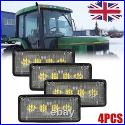 4PCS LED Cab Work Light For John Deere 6200 6300 6400 6500 6110 6210 6400 6600