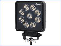 4x Sparex Square LED Work Lights Tractor Telehandler Digger 3600 Lumens 12/24v