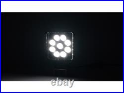 4x Sparex Square LED Work Lights Tractor Telehandler Digger 3600 Lumens 12/24v