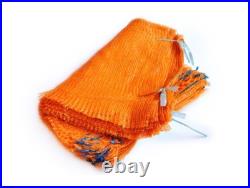 500 Orange Net Sacks 45cm x 60cm / 15Kg Mesh Bags Kindling Logs Potatoes Onions