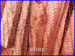 500 Orange Net Sacks 45cm x 60cm / 15Kg Mesh Bags Kindling Logs Potatoes Onions